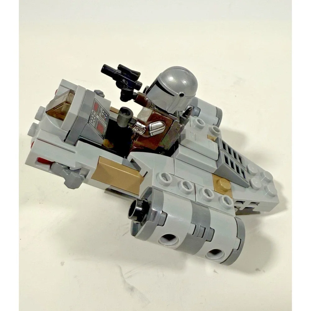LEGO Star Wars The Mandalorian N-1 Starfighter Microfighter 75363 Kids Grey Set